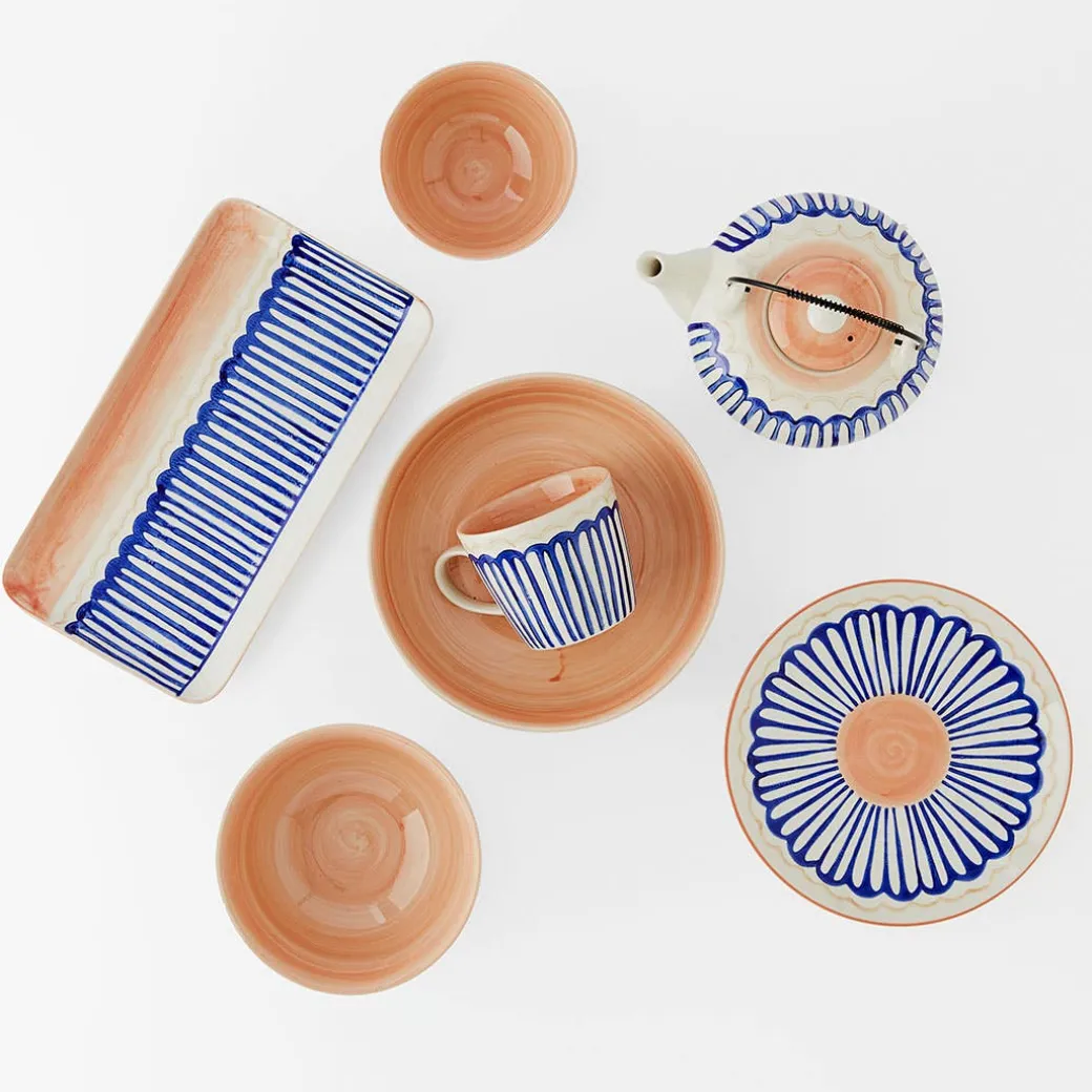 Tondo Side Plate - Blue/White