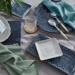 Venezia Rectangular Platter - Indigo