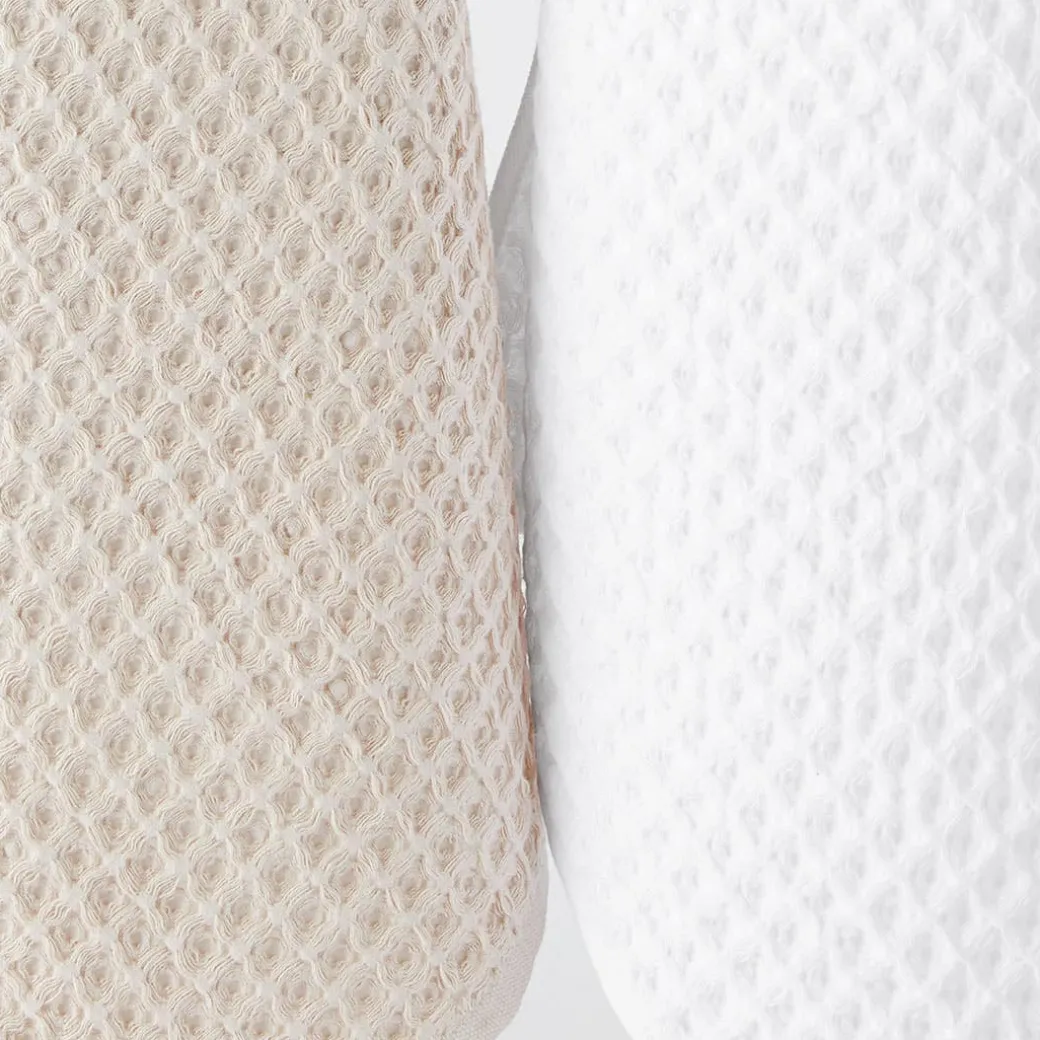 Waffle Tea Towel Set Of 2 - Oatmeal